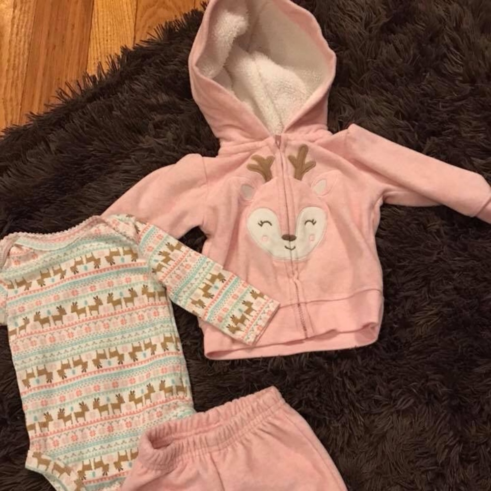 ADORABLE Fair Aisle Fleece Outfit